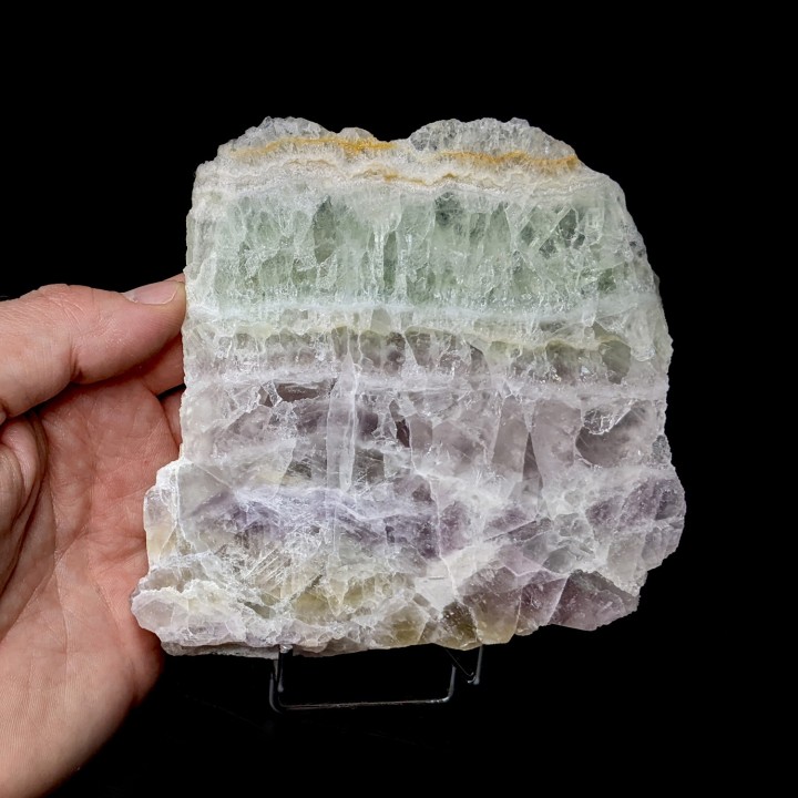 Slice of Fluorite, Maine Reclesne, France, 375 grams