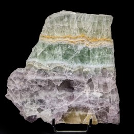 Slice of Fluorite, Maine Reclesne, France, 775 grams