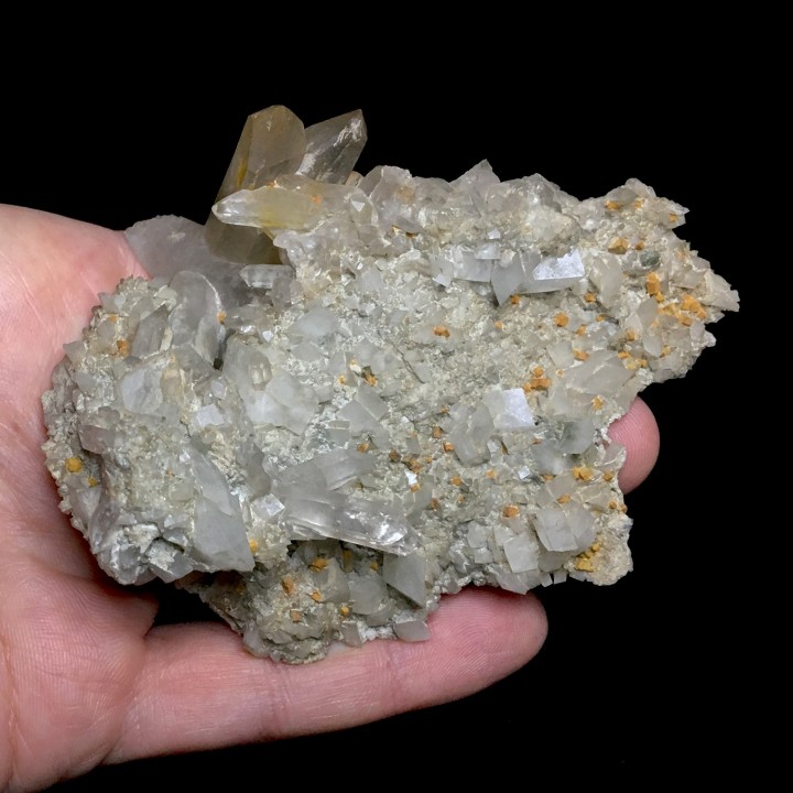 Quartz, Calcite, Trepca, 133 grams
