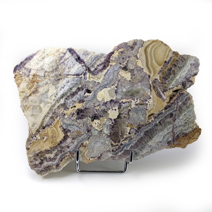 Tranche de Fluorite, Maine Reclesne, France,  516 grammes