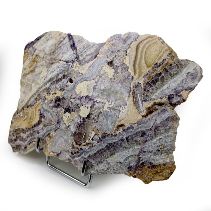 Tranche de Fluorite, Maine Reclesne, France,  516 grammes