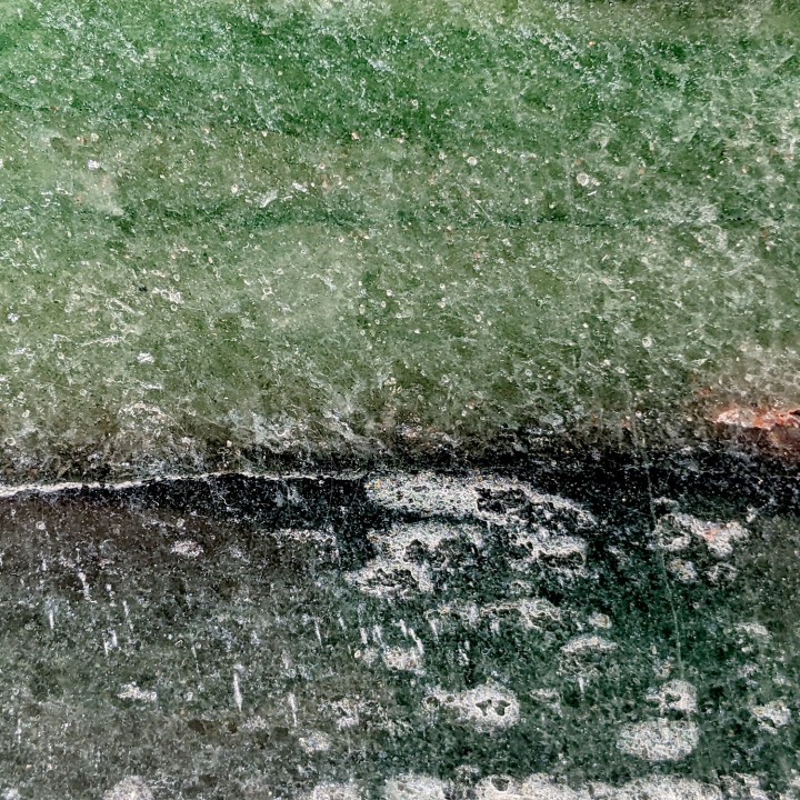 Slice of green aventurine, Brazil, 276 grams
