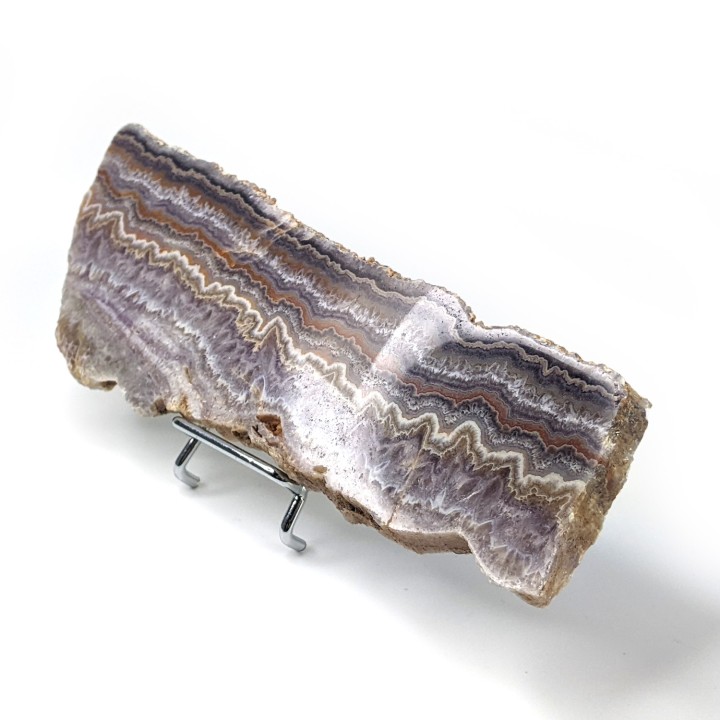 Tranche d'agate, Châtelperron, France, 195 grammes
