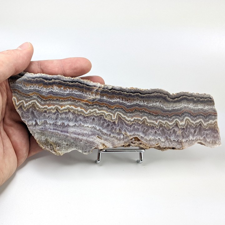 Tranche d'agate, Châtelperron, France, 195 grammes