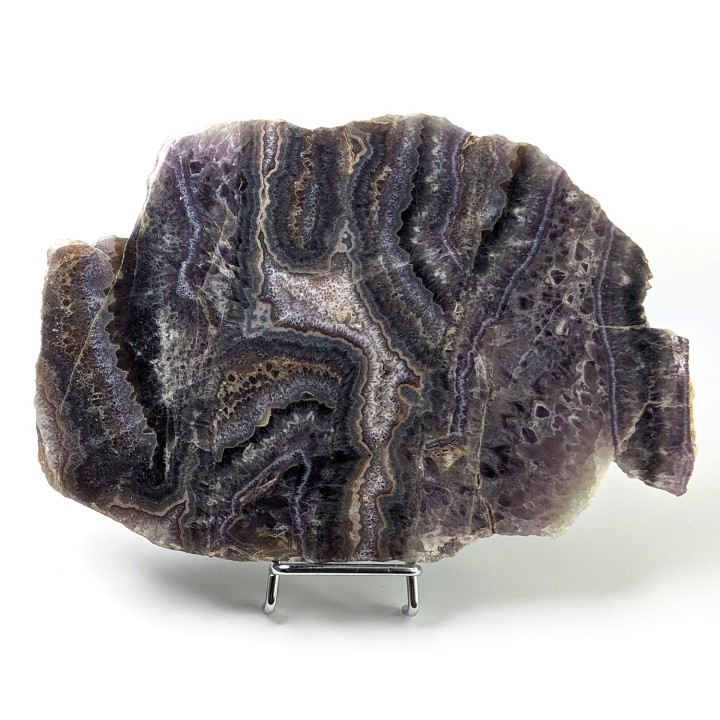 Slice of agate, Châtelperron, France, 410 grams