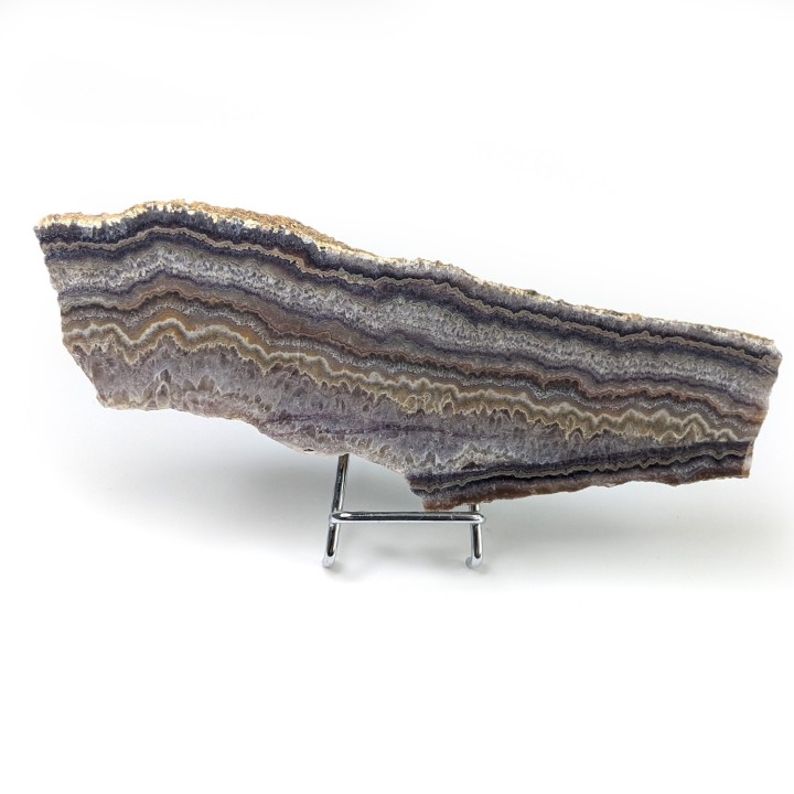 Tranche d'agate, Châtelperron, France, 245 grammes