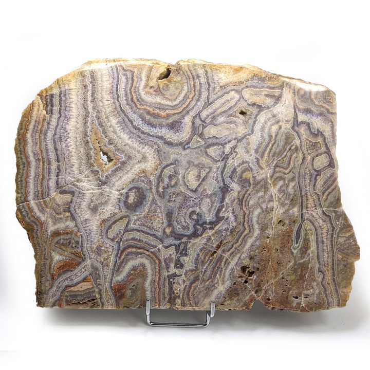 Tranche d'agate, Châtelperron, France, 1170 grammes