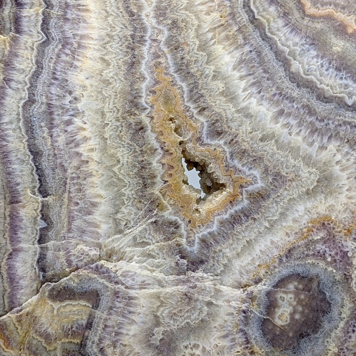 Slice of agate, Châtelperron, France, 1170 grams