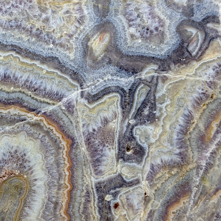 Slice of agate, Châtelperron, France, 1170 grams