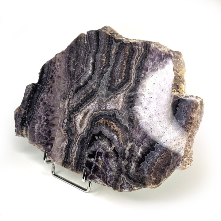 Tranche d'agate, Châtelperron, France, 423 grammes