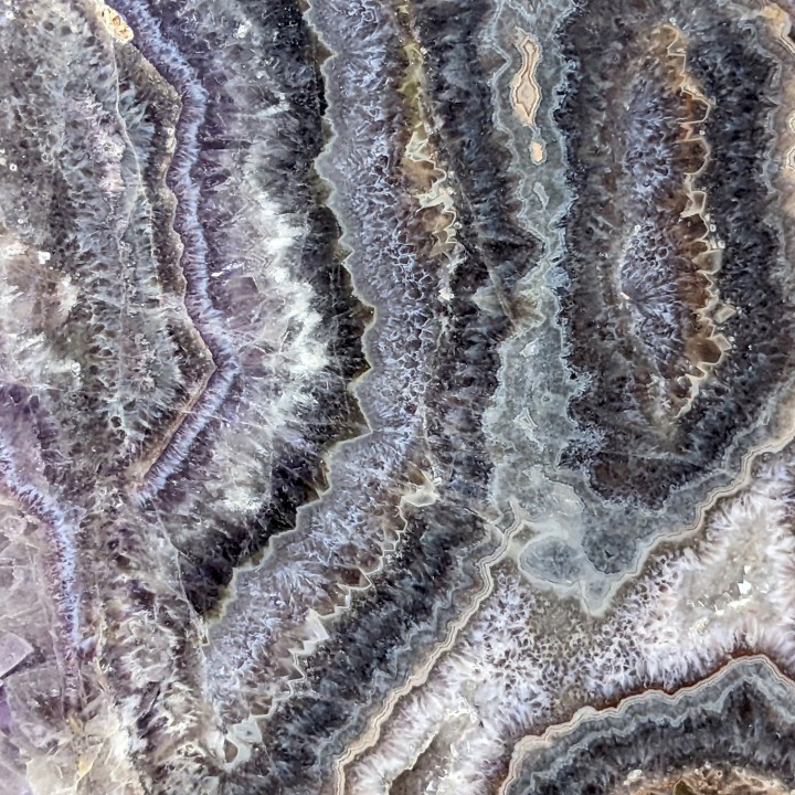 Tranche d'agate, Châtelperron, France, 423 grammes