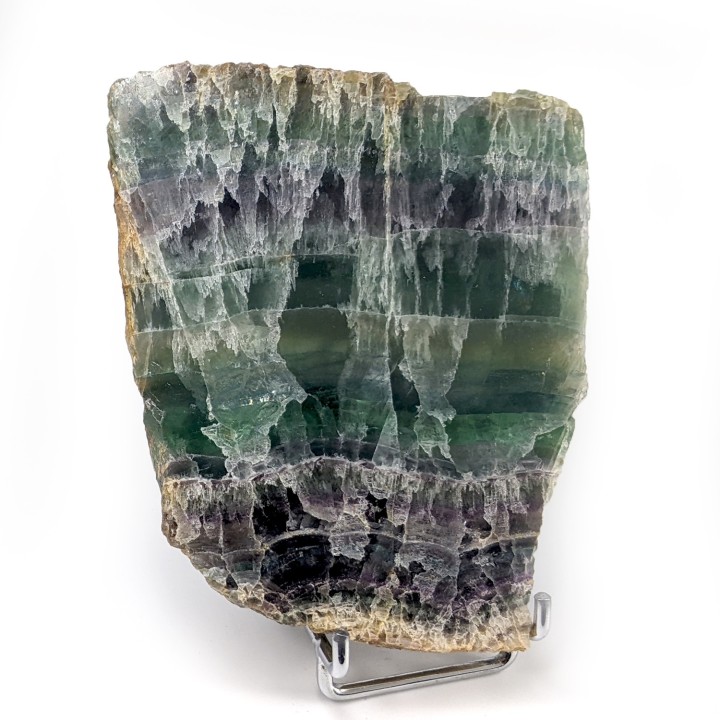 Tranche de Fluorite, Voltennes, France,  366 grammes