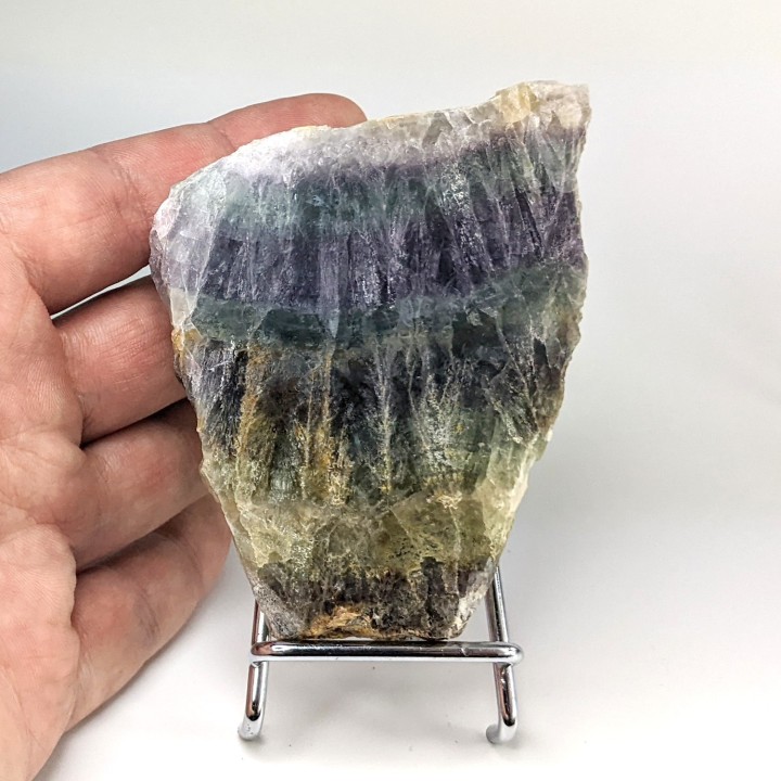 Slice of Fluorite, Voltennes, France, 161 grams