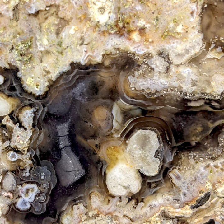 Paire de tranches d'agate, Turquie, 636 grammes