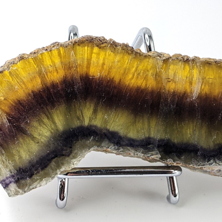 Tranche de Fluorite, Namibie, 7,8 cm