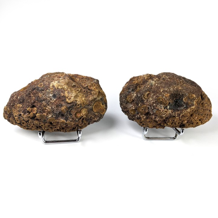 Paire de tranches d'agate, Turquie, 212 grammes