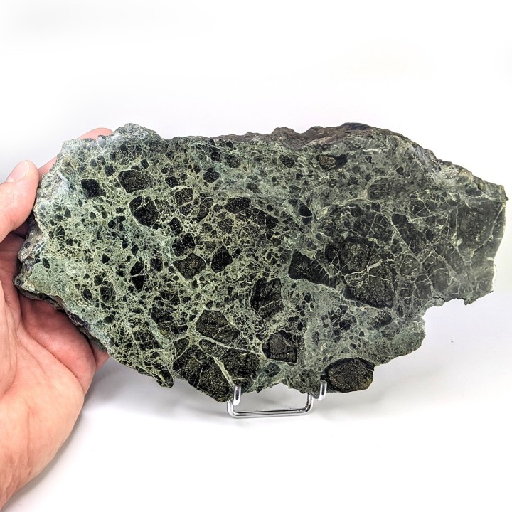 Slice of serpentine, France, 762 grams