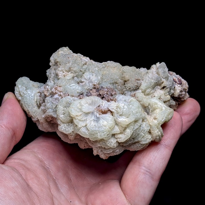 Prehnite, quartz, Djebel Melh, Morocco, 368 grams