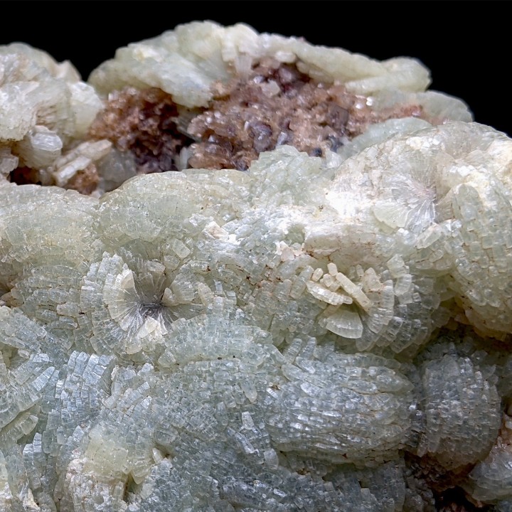 Prehnite, quartz, Djebel Melh, Morocco, 368 grams