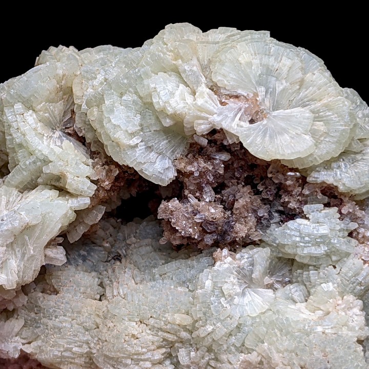 Prehnite, quartz, Djebel Melh, Maroc, 368 grammes