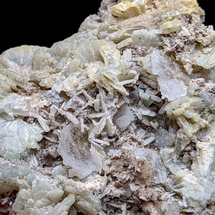 Prehnite, quartz, Djebel Melh, Morocco, 368 grams