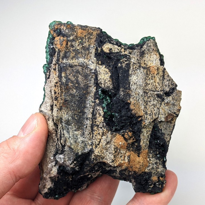 Malachite, Kolwezi, Congo, 236 grams