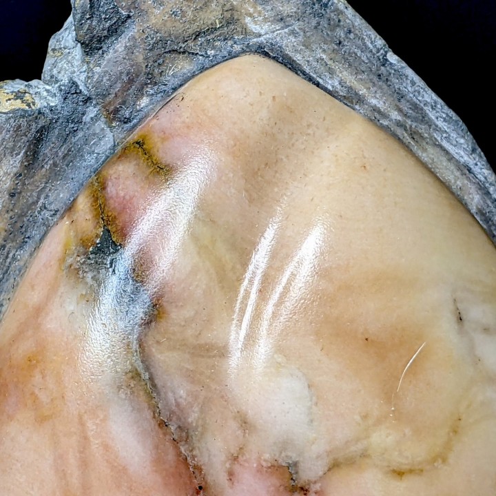 Gypse poli, Dennevy, France, 330 grammes