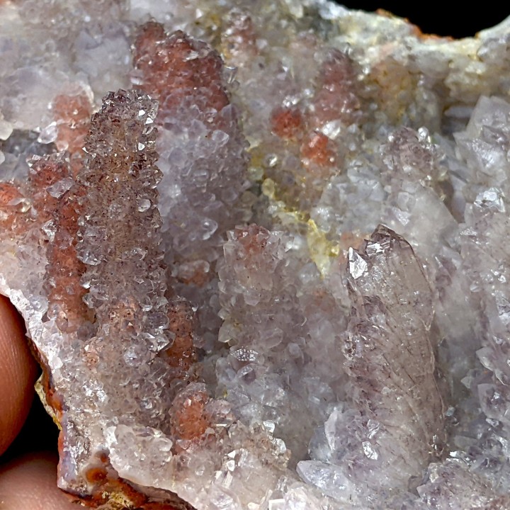 Stalactites de quartz, Tichka, Maroc, 223 grammes