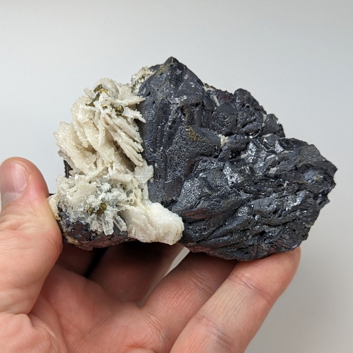 Galène, calcite, Mine de Borieva, Bulgarie, 554 grammes
