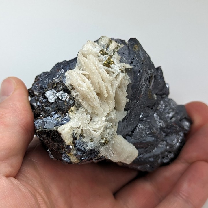 Galène, calcite, Mine de Borieva, Bulgarie, 554 grammes