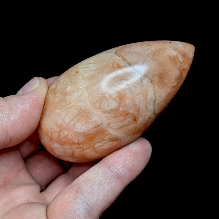 Polished gypsum, Dennevy, France, 99 grams