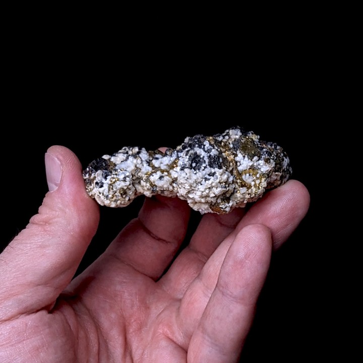 Sphalérite, chalcopyrite, Baia Sprie, Roumanie, 7,2 cm