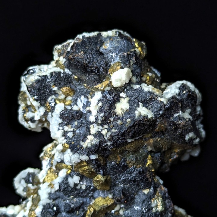 Sphalérite, chalcopyrite, Baia Sprie, Roumanie, 7,2 cm