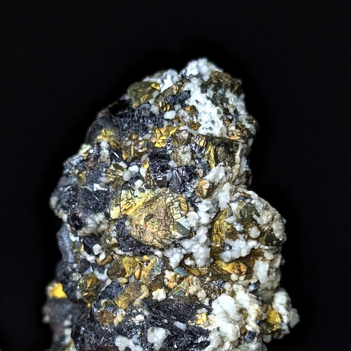 Sphalérite, chalcopyrite, Baia Sprie, Roumanie, 7,2 cm