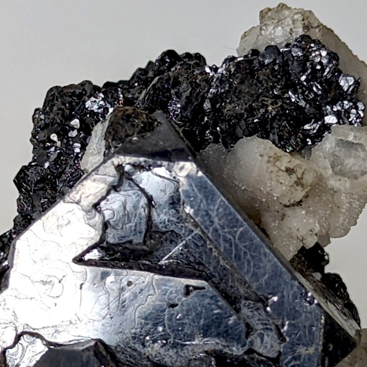 Galena, calcite, Madan, Bulgaria, 97 grams