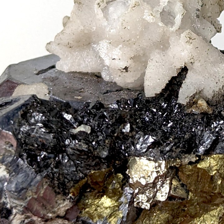 Galène, calcite, Madan, Bulgarie, 97 grammes