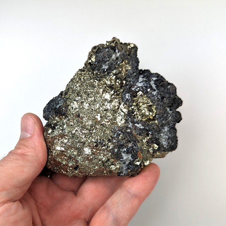 Pyrite, sphalerite, Huaron, Peru, 403 grams