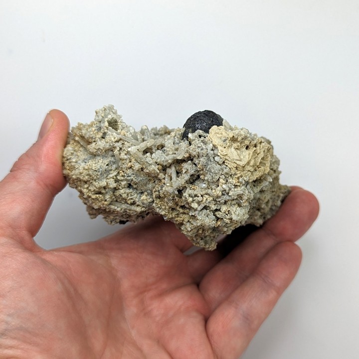 Sphalerite, quartz, Dalnegorsk, Russia, 210 grams
