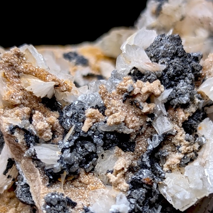 Cérusite, baryte, Mibladen, Maroc, 104 grammes