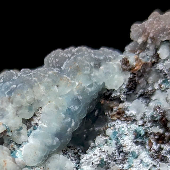 Smithsonite, adamite, Lavrion, Grèce, 9,3 cm
