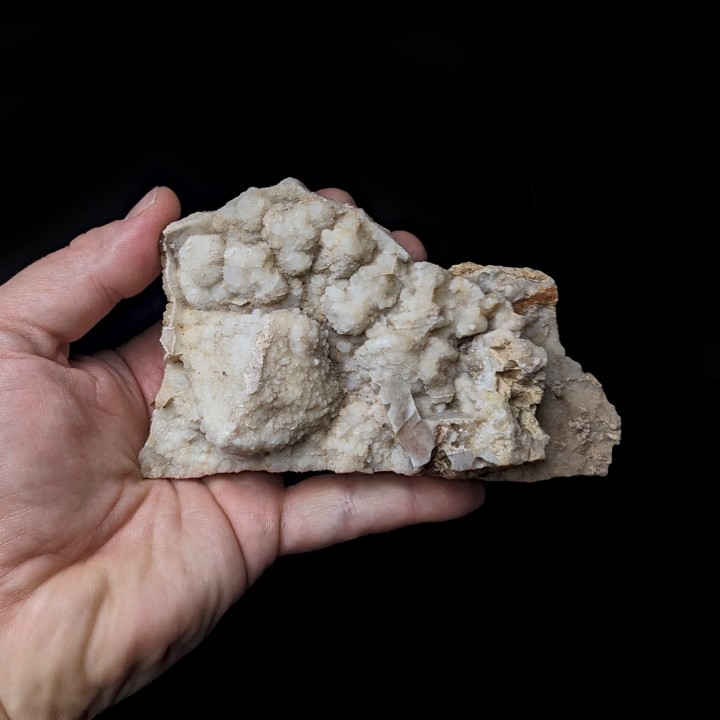Quartz sur fluorite, Voltennes, France, 276 grammes
