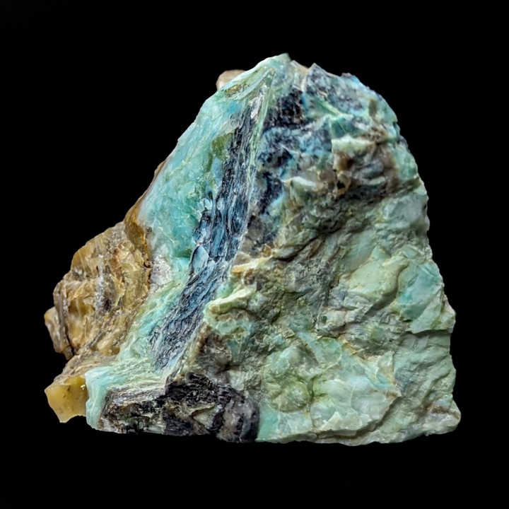 Bois opalisé, Indonésie, mont Tjikolak 442 grammes