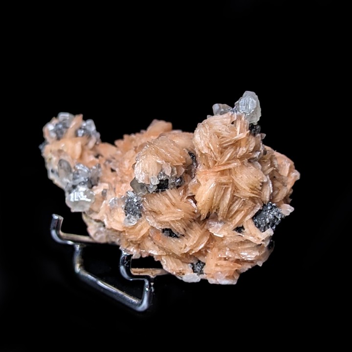 Cerussite, baryte, Mibladen, Morocco, 7.5 cm