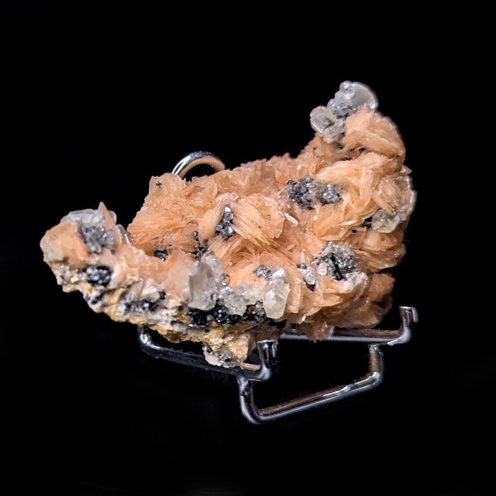 Cérusite, baryte, Mibladen, Maroc, 7,5 cm