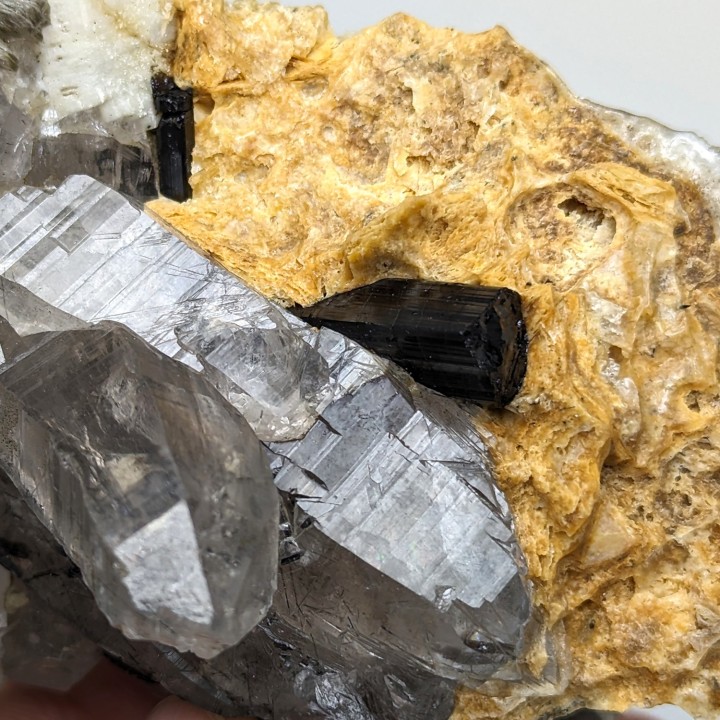 Quartz, tourmaline, Skardu, Pakistan, 292 grammes