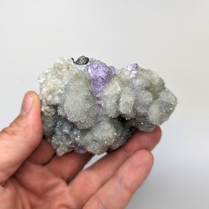 Fluorite, quartz, Dalnegorsk, Russie, 180 grammes