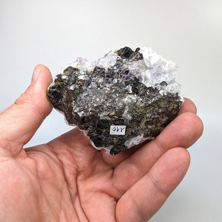 Fluorite, quartz, Dalnegorsk, Russie, 180 grammes
