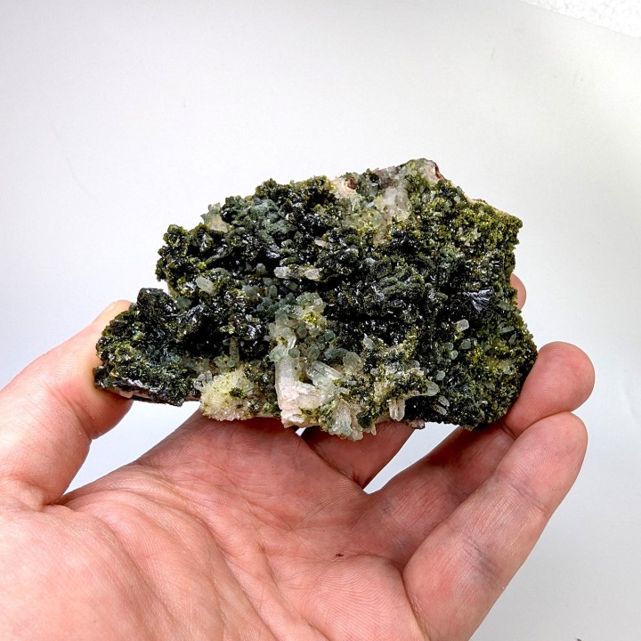 Epidote, Quartz, Imilchil, Maroc, 208 grammes