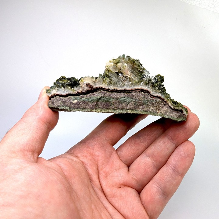 Epidote, Quartz, Imilchil, Maroc, 208 grammes