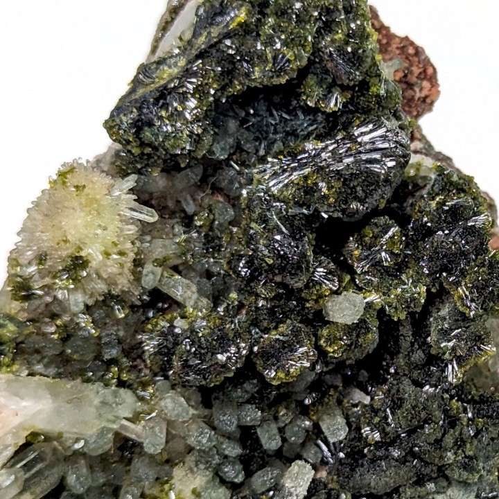 Epidote, Quartz, Imilchil, Maroc, 208 grammes